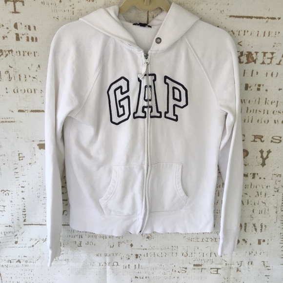White Gap Zip Hoodie Sale Online, SAVE 35% - raptorunderlayment.com